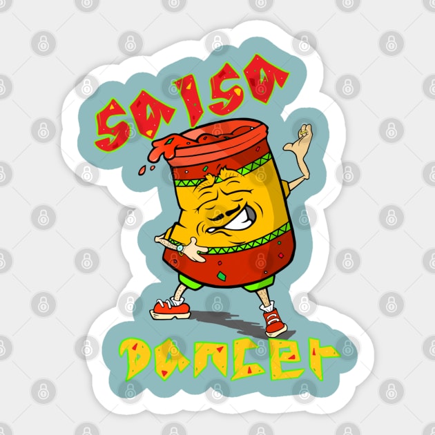 Salsa Dancer Sticker by EddieMan